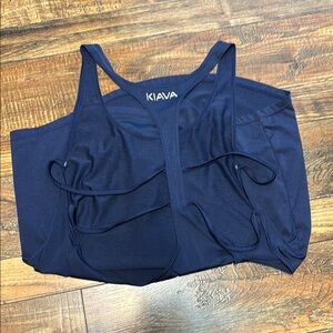 Kiava Navy Blue Suspension Tanktop